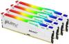 128 GB (4x32GB) DDR5-5600 Kingston FURY Beast White RGB CL40, XMP - Vit