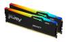 64 GB (2x32GB) DDR5-6000 Kingston FURY Beast Black RGB CL30, AMD EXPO - Svart