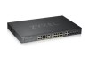 Zyxel GS1920-24HPv2, 28-port Gigabit, 24xPoE+, 4xSFP, 802.3at, 375W, Standalone/Nebula