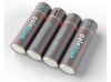 Pale Blue Li-Ion Rechargeable AA Battery, 4 pack of AA with 4x1 charging cable#3