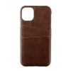 Skal ONSALA COLLECTION Skinn iPhone 11, 2 kortfack - Brun