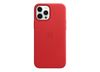Apple läderfodral med MagSafe till iPhone 12 Pro Max - (PRODUCT)RED#1