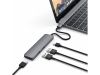 Multi-adapter Satechi Slim, USB-C till HDMI 4K/2xUSB 3.0/USB-C - Rymdgrå